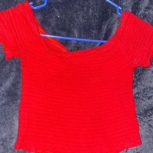 Off The Shoulder Crop Top